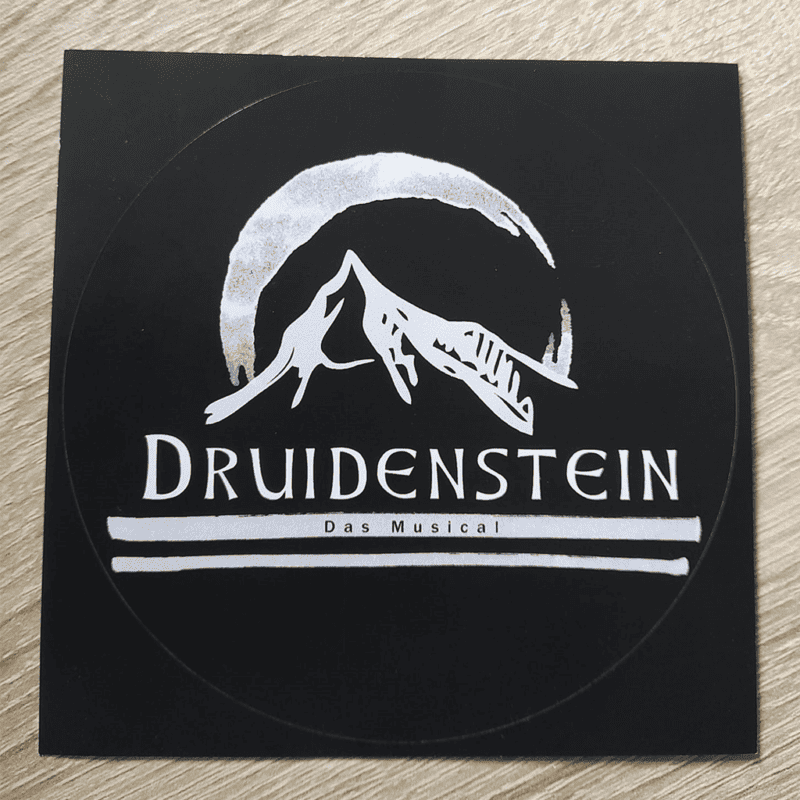 Aufkleber "DRUIDENSTEIN - Das Musical"